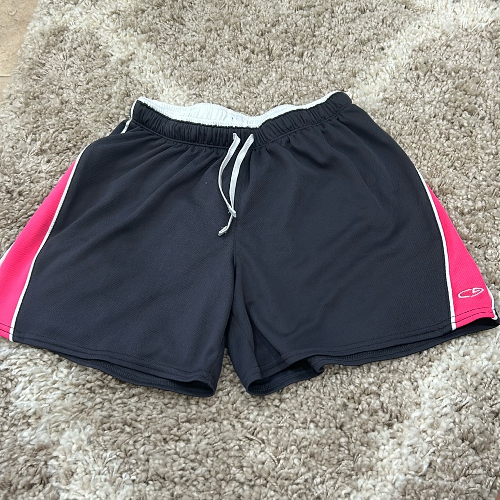 Athletic shorts grey, white and pink from Champion